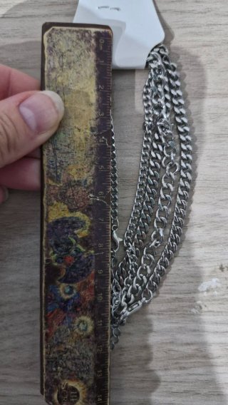 Set 4 cavigliere/ braccialetti acciaio