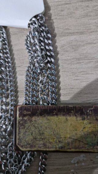 Set 4 cavigliere/ braccialetti acciaio
