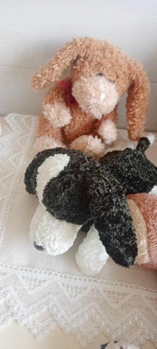 Mochila perrito + 3 peluches regalo