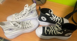 Converse Blancas y Negras - Pack 2