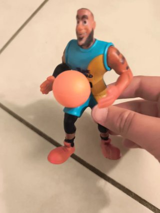 Action figure Burger King Space Jam
