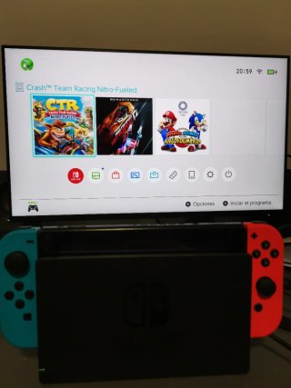 Nintendo Switch Azul/Rojo Completo