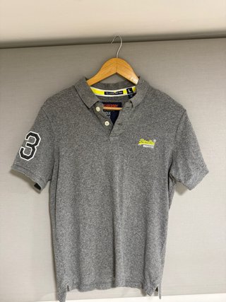 Polo Superdry gris talla L