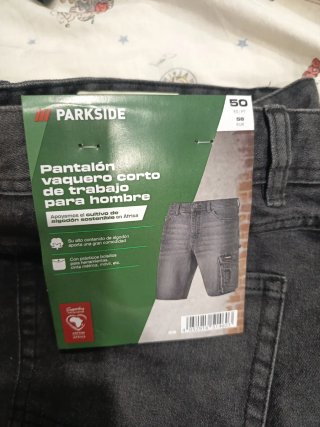 Pantalón corto vaquero PARKSIDE hombre T.50