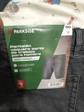 Pantalón corto vaquero PARKSIDE hombre T.50