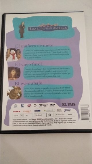 DVD Cuentos Hans Christian Andersen