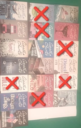 Set libri Aghata Christie Oscar edition-Mondadori