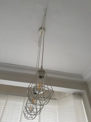 Lampada a soffitto geometrica a sospensione