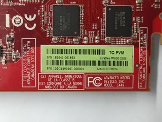 Tarjeta grafica AMD FirePro W600 2GDR5