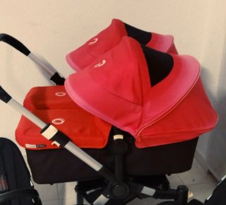 Capota Bugaboo Donkey Roja