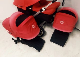 Capota Bugaboo Donkey Roja