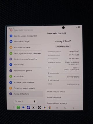 Samsung Galaxy Z Fold7 512GB Nero
