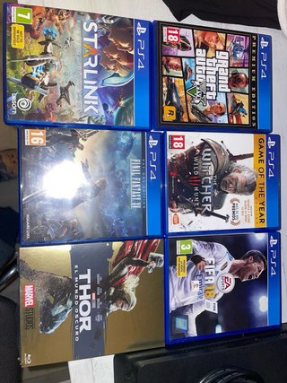 PS4 (PlayStation 4) Negra Usada