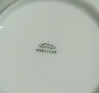 Plato de porcelana Limoges France