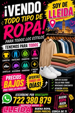 Ropa para todos los estilos