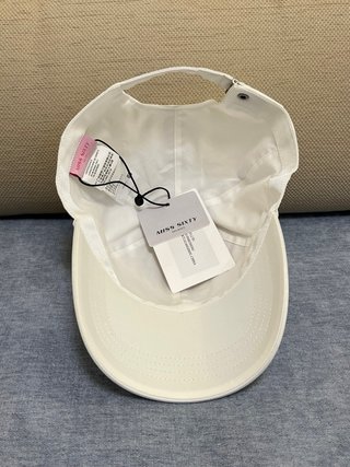 Cappello Miss Sixty bianco con scritte