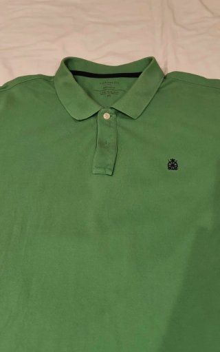 Polo Cortefiel Manga Corta Hombre Verde
