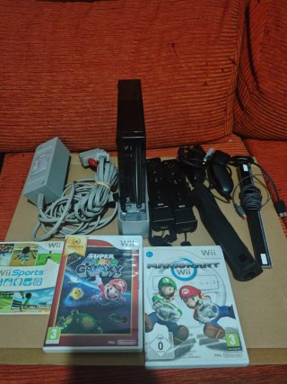 Pack Wii con Super Mario Galaxy , Mario Kart...