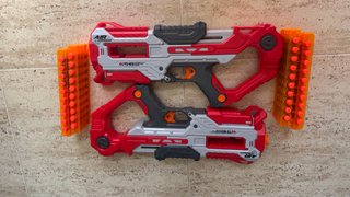 Pistolas Nerf Star Wars y Puzzle Magnético