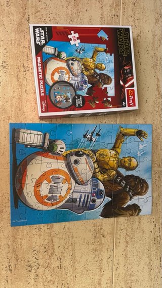 Pistolas Nerf Star Wars y Puzzle Magnético