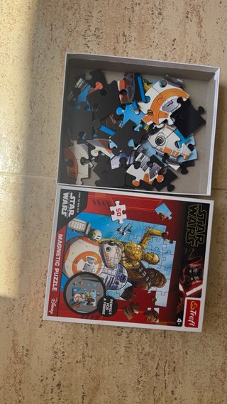 Pistolas Nerf Star Wars y Puzzle Magnético
