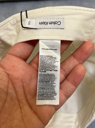 Cappello CK Bianco