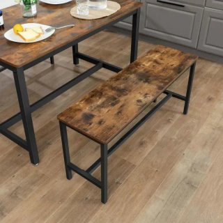 Set 2 Bancos Cocina Juego 2 Estilo Industrial Vasagle KTB33X