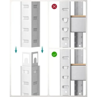 Set 2 estanterías pesadas Songmics 5 niveles 150cm