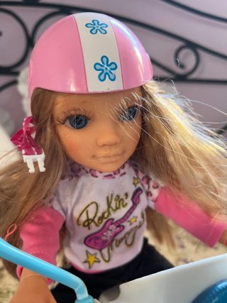 Nancy Rock en Moto
