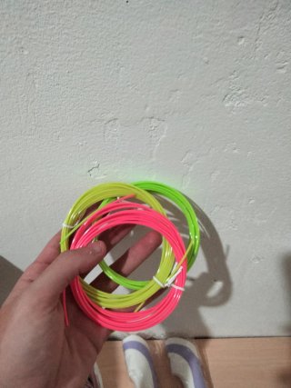 Lápiz 3D con filamentos y accesorios