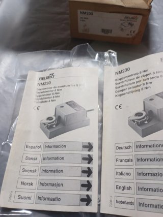Servomotor actuador Belimo NM 230 8 Nm