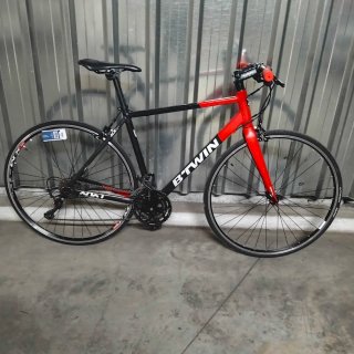 Bicicleta Carretera B'Twin Triban Roja