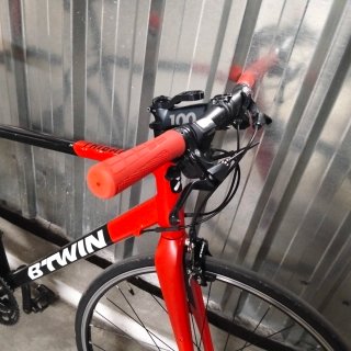 Bicicleta Carretera B'Twin Triban Roja