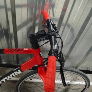 Bicicleta Carretera B'Twin Triban Roja
