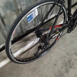 Bicicleta Carretera B'Twin Triban Roja