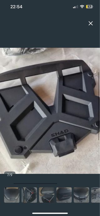 Baúl trasero SHAD com soporte y respaldo