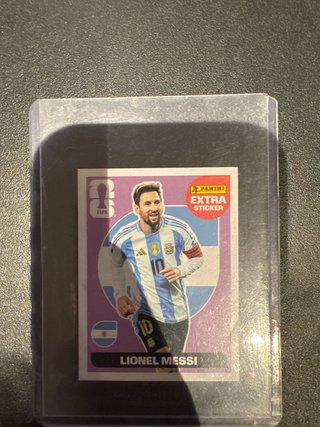 Cromo Panini Extra Sticker Messi