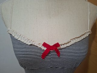 Camiseta tirantes Mango rayas azul y blanco, nueva