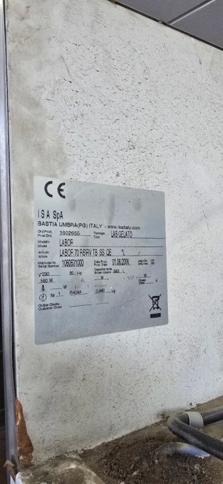 Congelador Vertical Acero Inoxidable