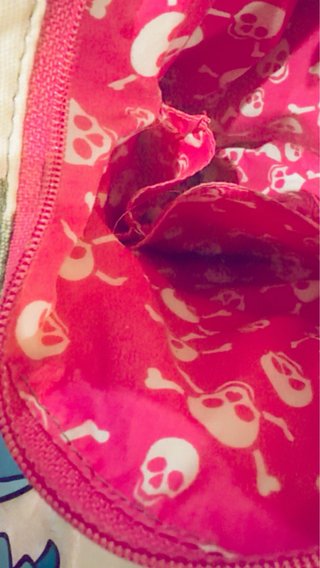Bolso camuflaje rosa calavera