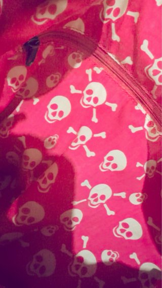 Bolso camuflaje rosa calavera
