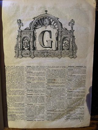 Diccionario lengua española 2 tomos 1 edición 1853