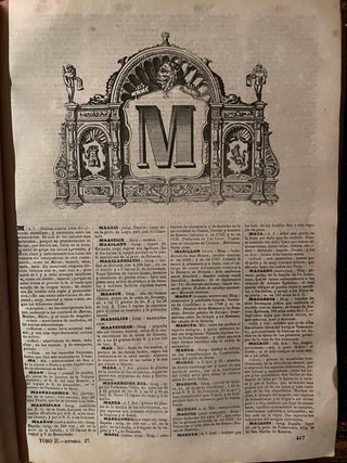 Diccionario lengua española 2 tomos 1 edición 1853