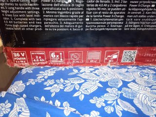 Nuovo tosaerba Einhell con 2 batterie