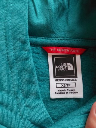 Sudadera The North Face Negra y Turquesa