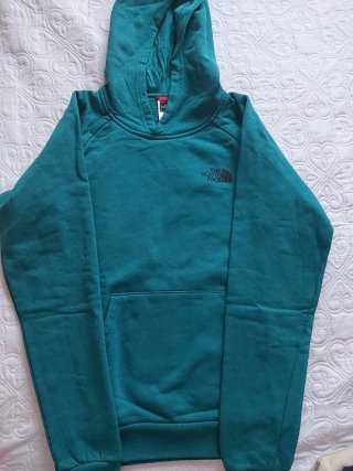 Sudadera The North Face Negra y Turquesa
