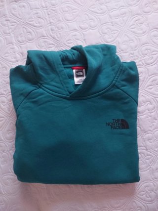 Sudadera The North Face Negra y Turquesa