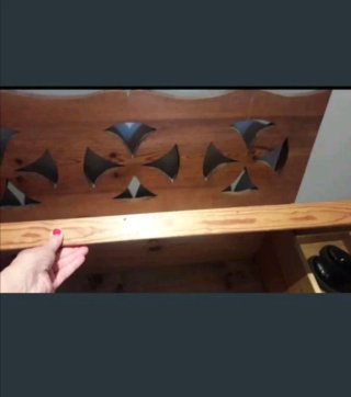 Banco baúl madera maciza.