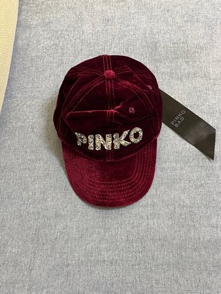 Cappello Pinko Velluto con Strass
