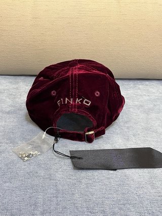 Cappello Pinko Velluto con Strass
